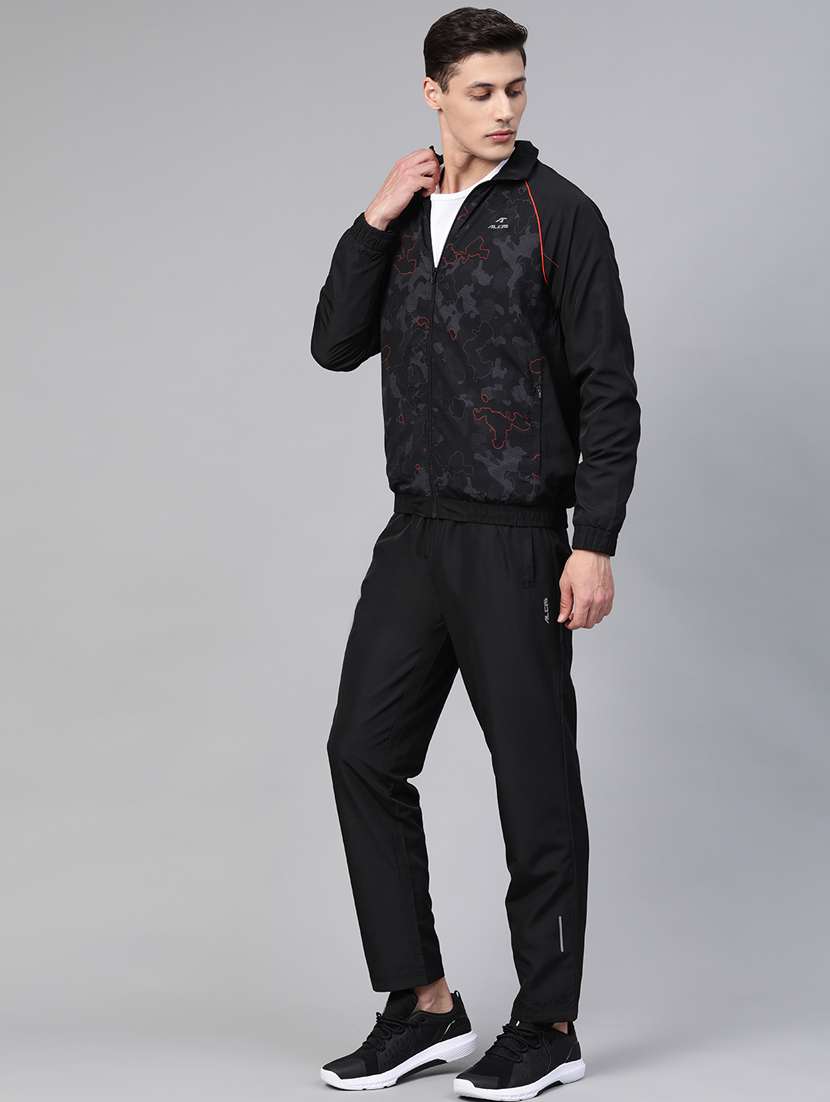 black printed track suit - 17922406 - Standard Image - 1
