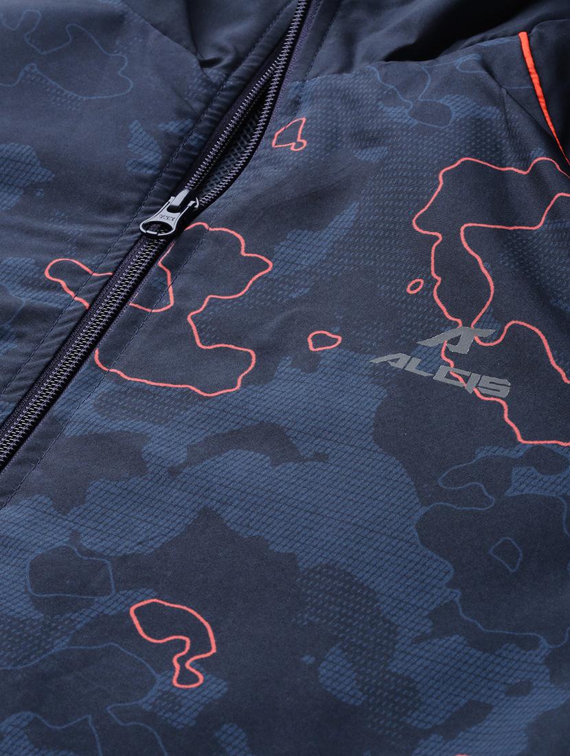 navy blue printed track suit - 17922407 - Standard Image - 4