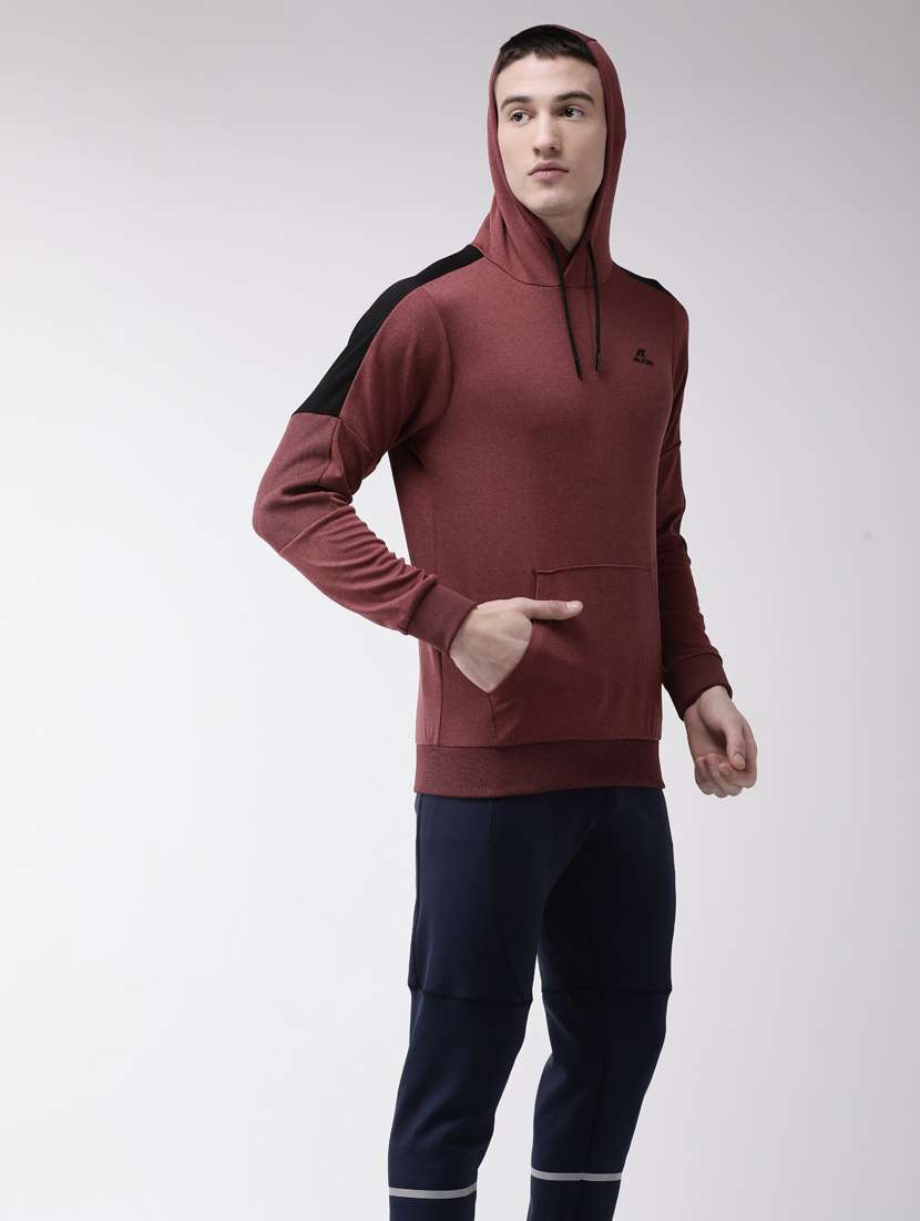maroon taped sweatshirt - 17922448 -  Standard Image - 1