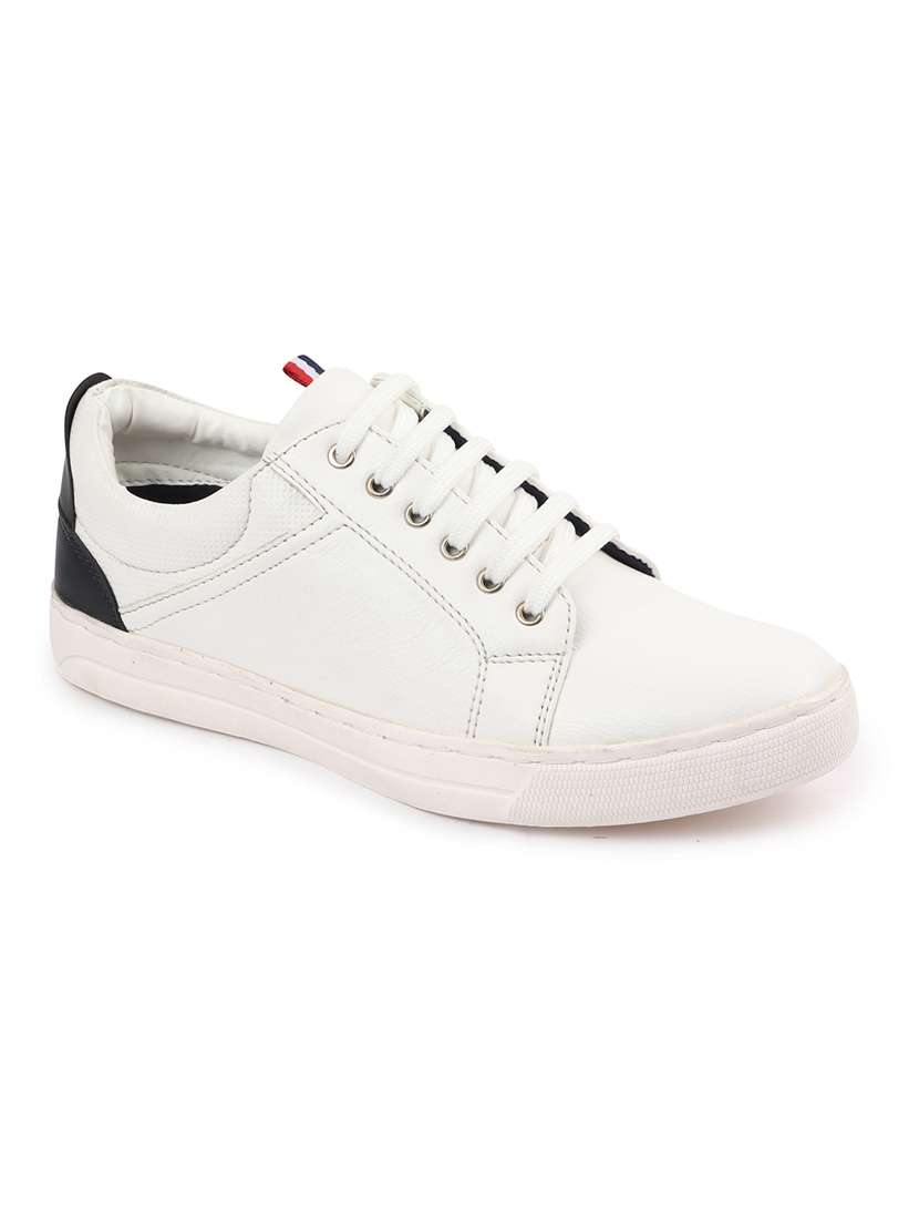 multi colored pu lace up sneakers