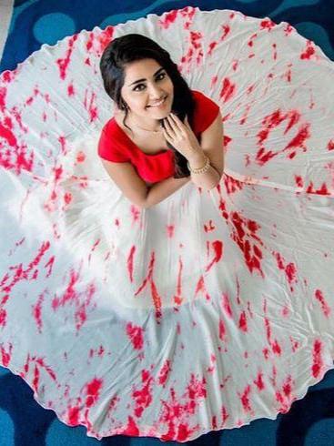 sarthee traditional tie die kurti floor - 17923768 - Standard Image - 1