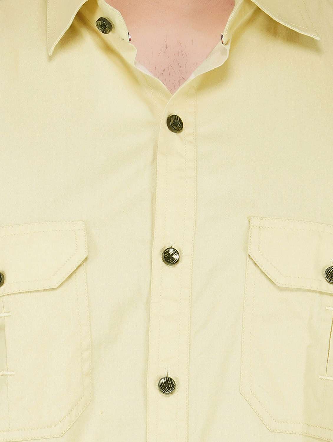 mens solid casual shirt - 17923793 -  Standard Image - 4
