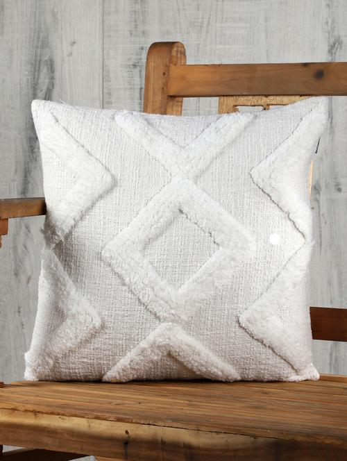 cotton cushion cover 16 x 16 inch  (set of 1) by ambbi collections - 17924790 -  Standard Image - 0