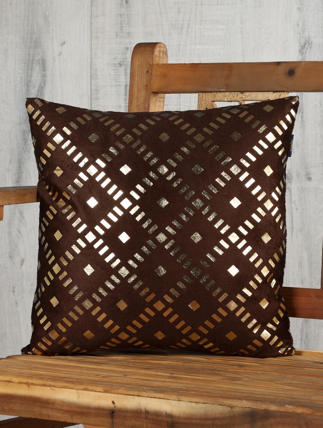 velvet cushion cover 16 x 16 inch (set of 1) by ambbi collections