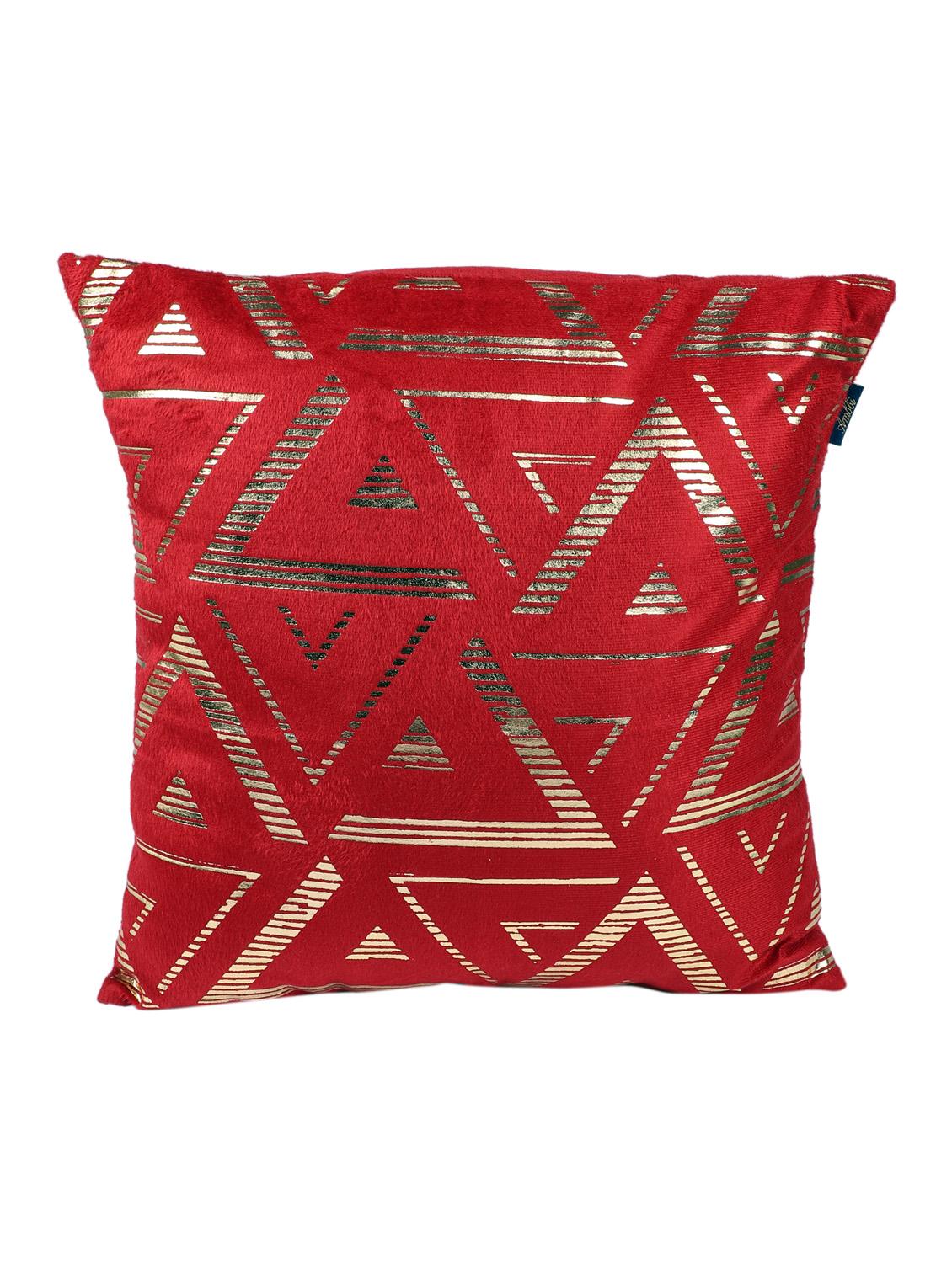 velvet cushion cover 16 x 16 inch (set of 1) by ambbi collections - 17924796 -  Standard Image - 1