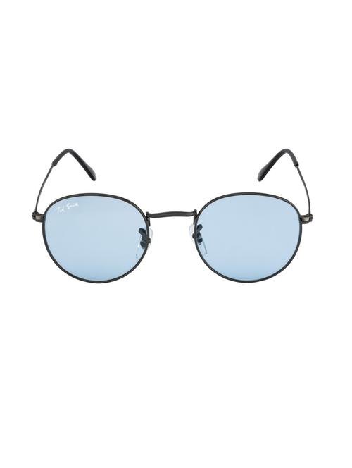 moon by ted smith in gunmetal frame with round candy blue lens sunglass - 17925460 - Standard Image - 0