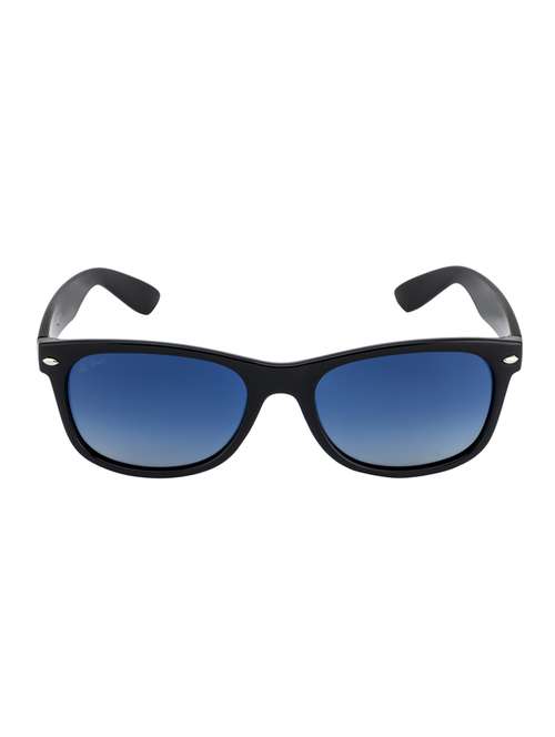 Sailer By Ted Smith In Black Frame With Wayfarer Blue Graded Lens Sunglass