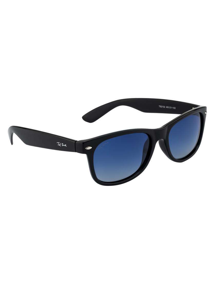 sailer by ted smith in black frame with wayfarer blue graded lens sunglass - 17925486 - Standard Image - 1