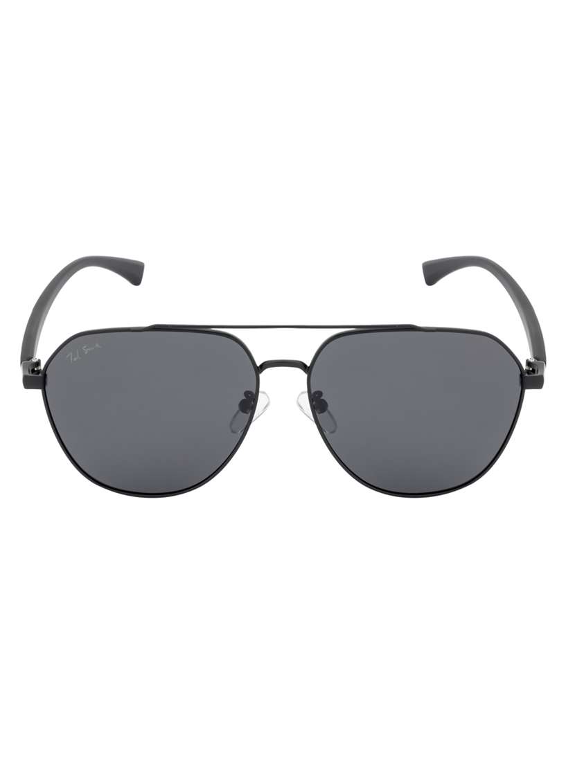 ted smith unisex aviator grey sunglass