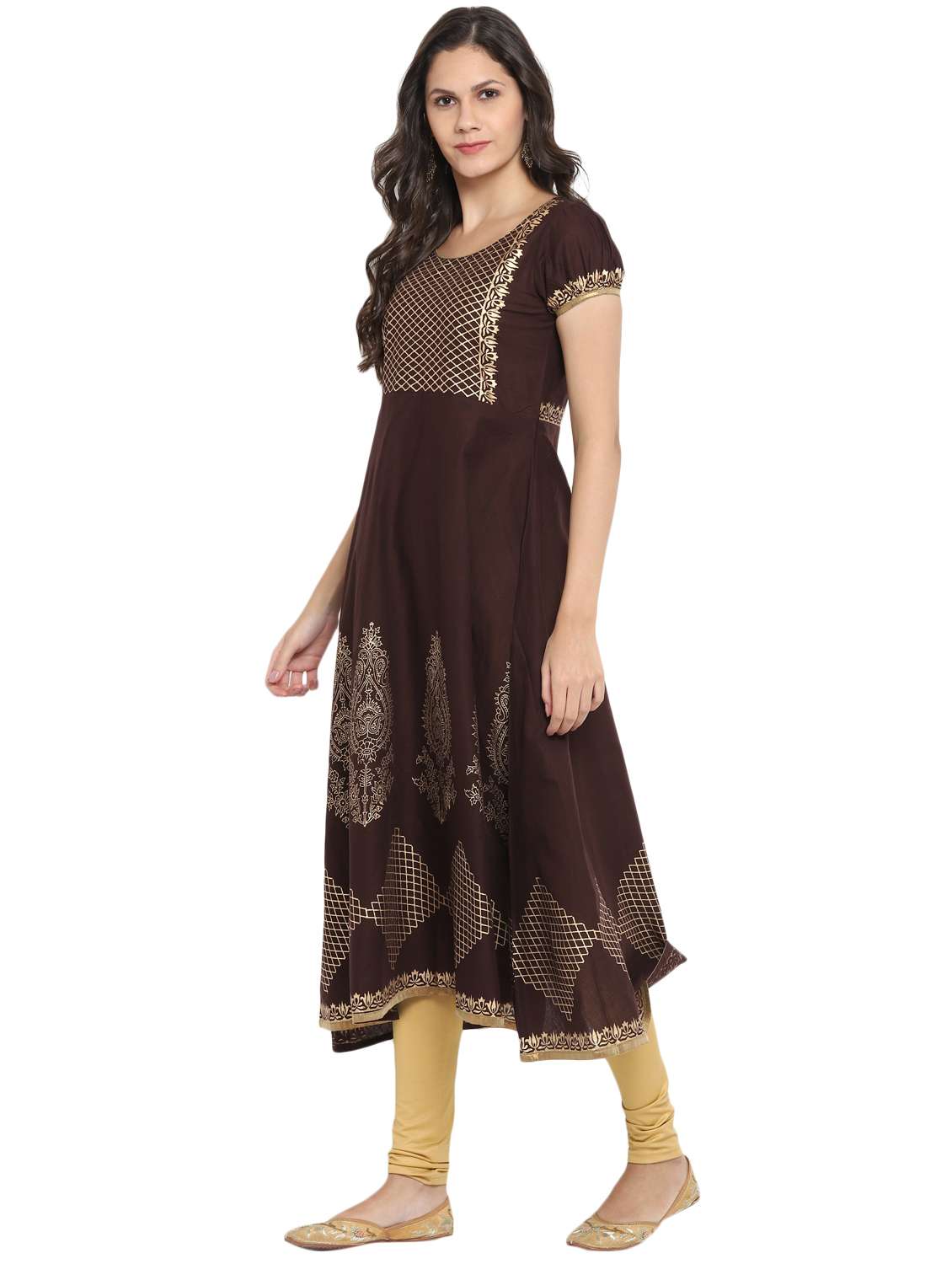 women's flared kurta - 17926043 -  Standard Image - 1
