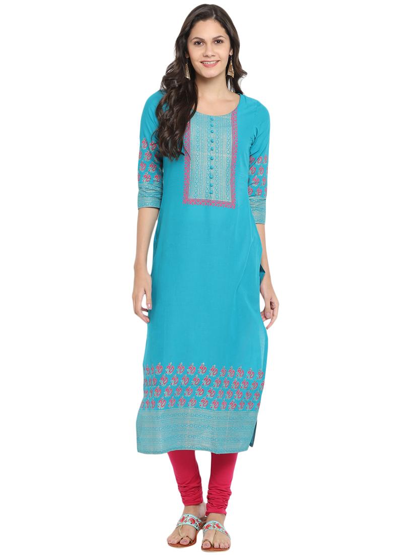 women's straight kurta - 17926049 -  Zoom Image - 0