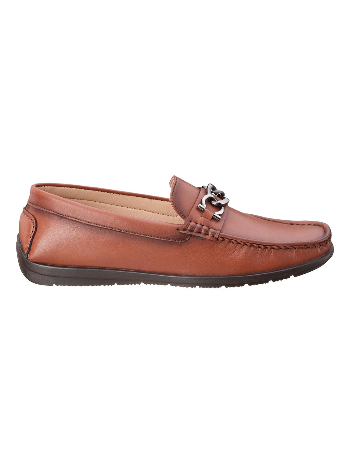 tan pu slip on loafers - 17926365 - Standard Image - 1