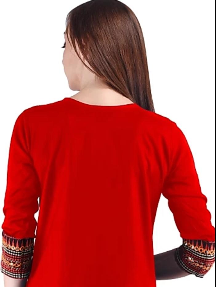 embroidered ethnic fusion top  - 17927229 -  Standard Image - 1