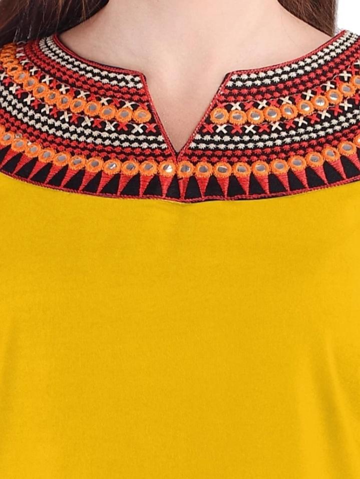 embroidered ethnic fusion top  - 17927248 -  Standard Image - 1