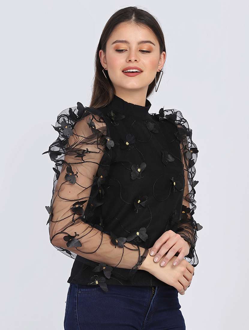 Women's Straight Mock Neck Top - 17927475 -  Standard Image - 1