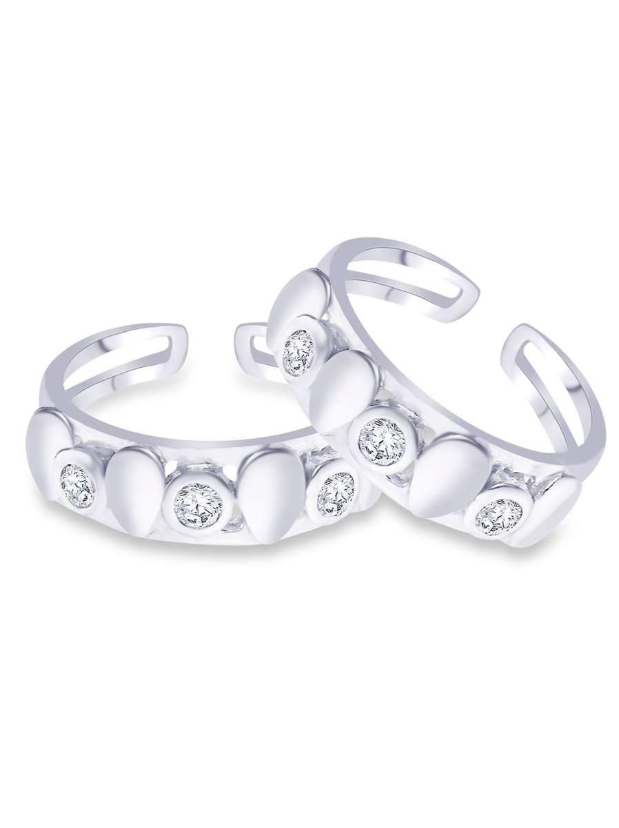 stones studded toe ring-tr181 - 17927509 -  Standard Image - 1