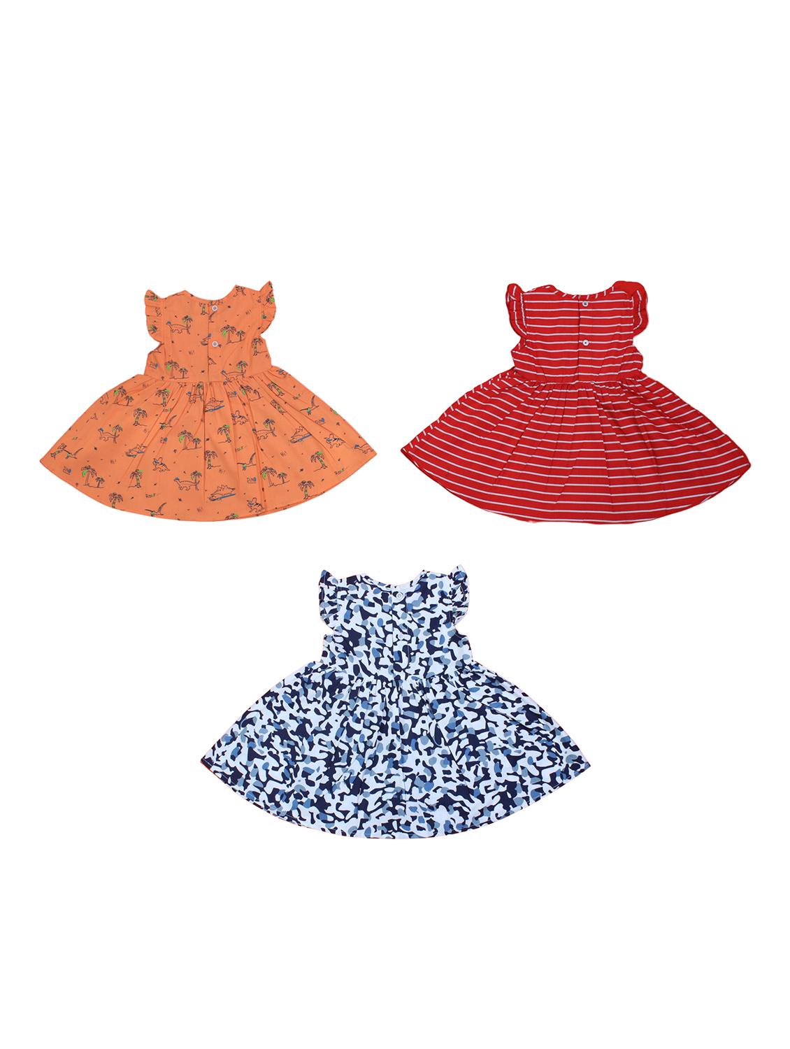 set of 3 printed frocks - 17927554 - Standard Image - 1