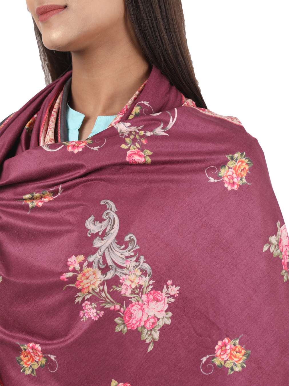 premium quality printed suede classic stole,s  - 17927715 -  Standard Image - 1