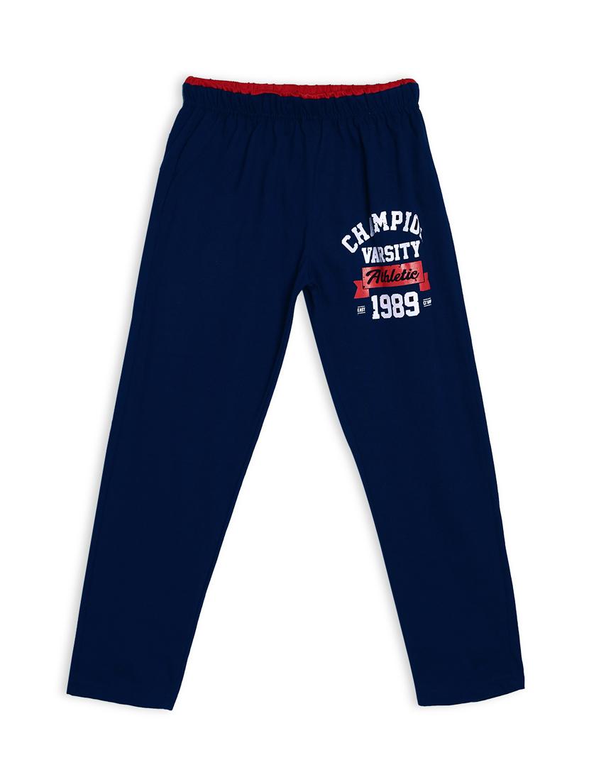 blue printed track wear