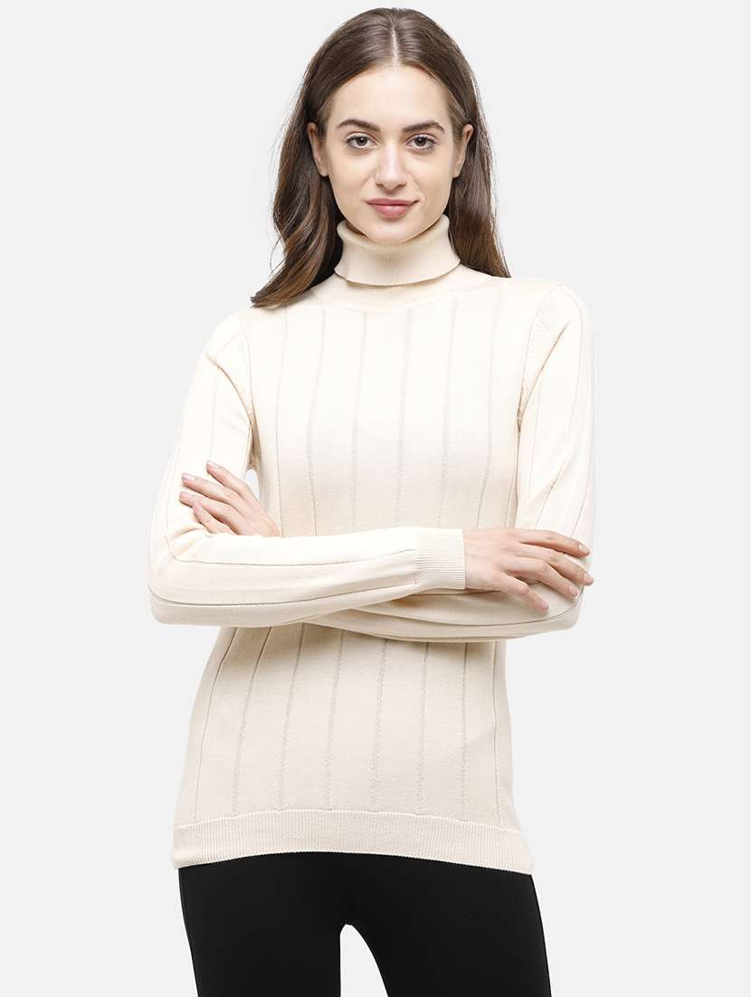 turtle neck solid pullover