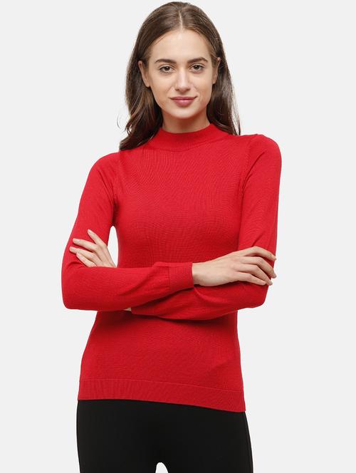 red solid pullover - 17929427 -  Standard Image - 0