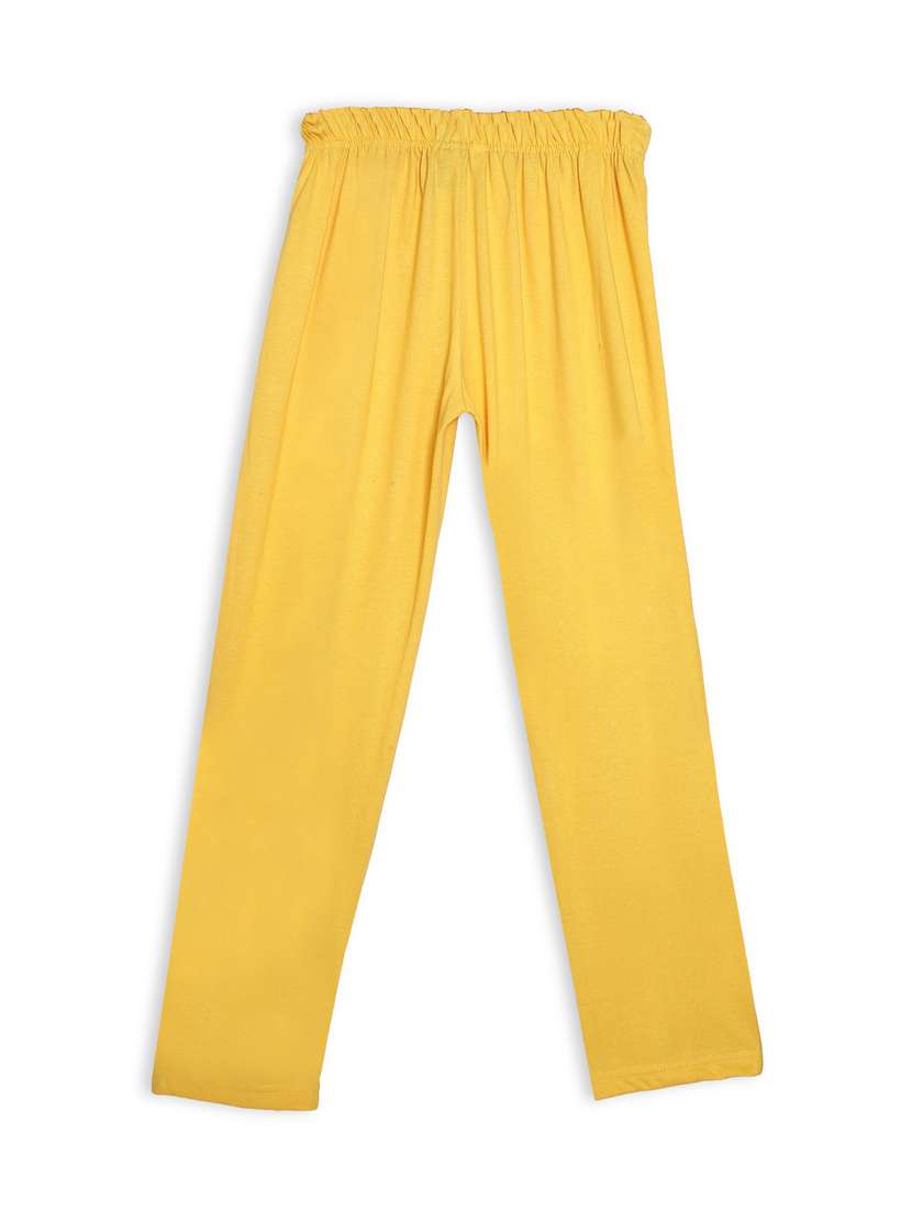yellow printed track pant - 17930039 -  Standard Image - 1