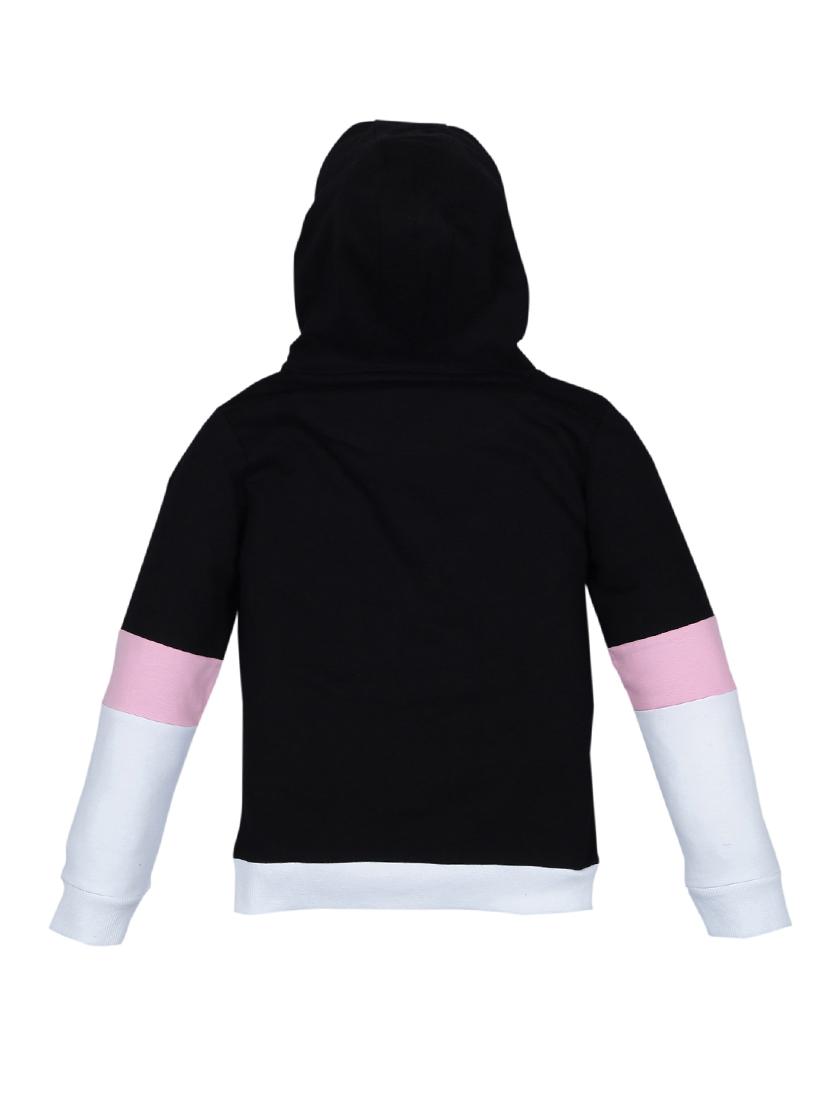 color block hood neck sweatshirt - 17931324 - Standard Image - 1