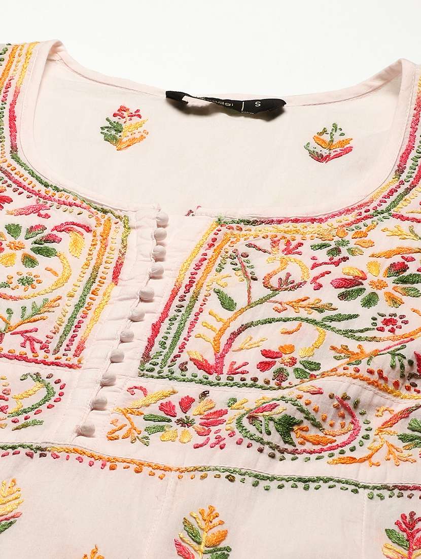 chikankari kurta palazzo set - 17932982 -  Standard Image - 4