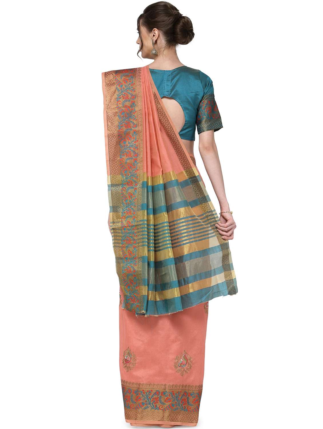 women's embroidered saree - 17933608 - Standard Image - 1
