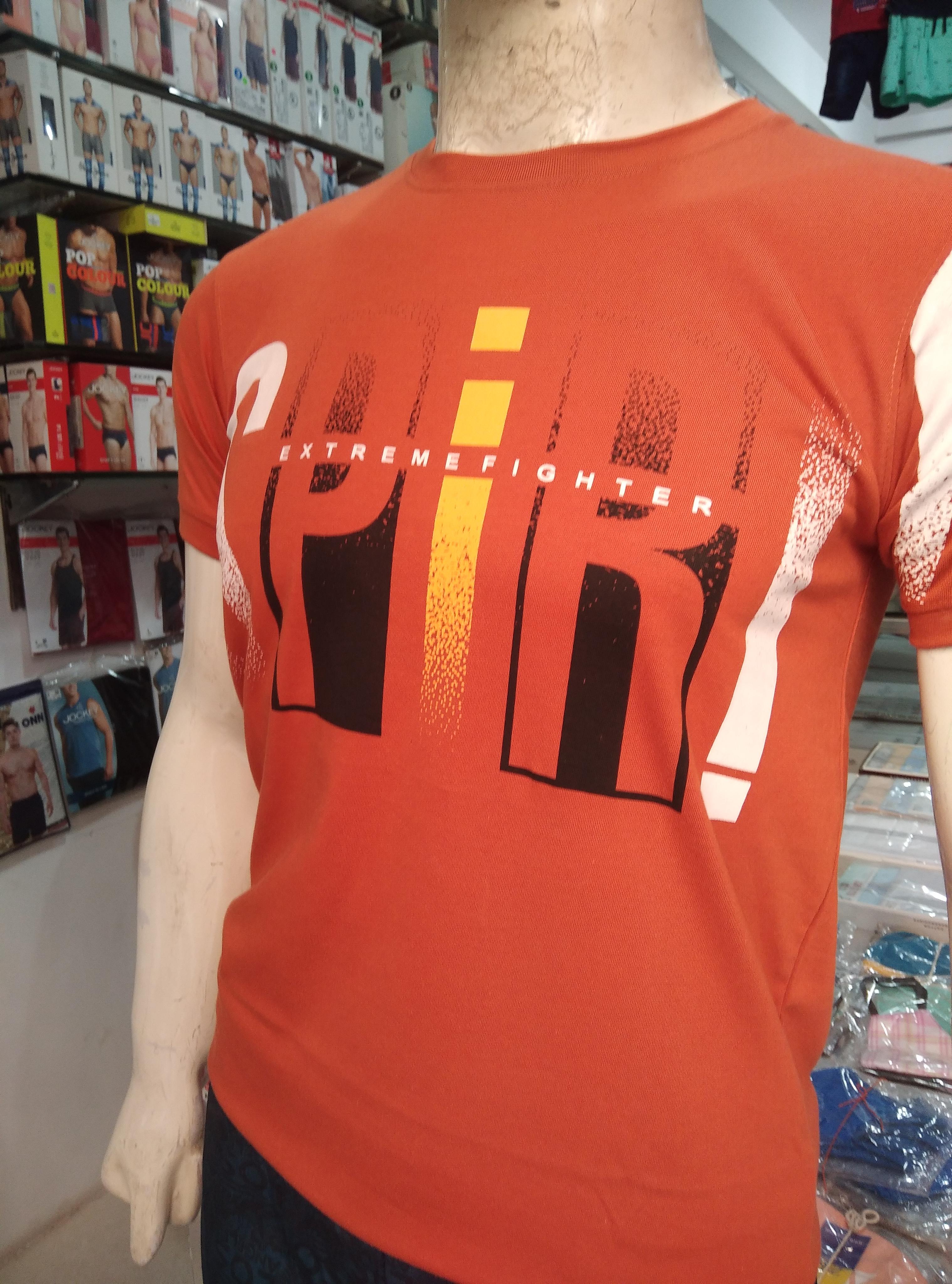 orange cotton tshirt - 17933915 - Standard Image - 1