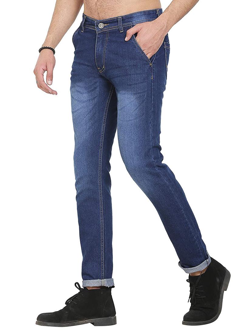 men solid mid rise jeans - 17937518 -  Standard Image - 1