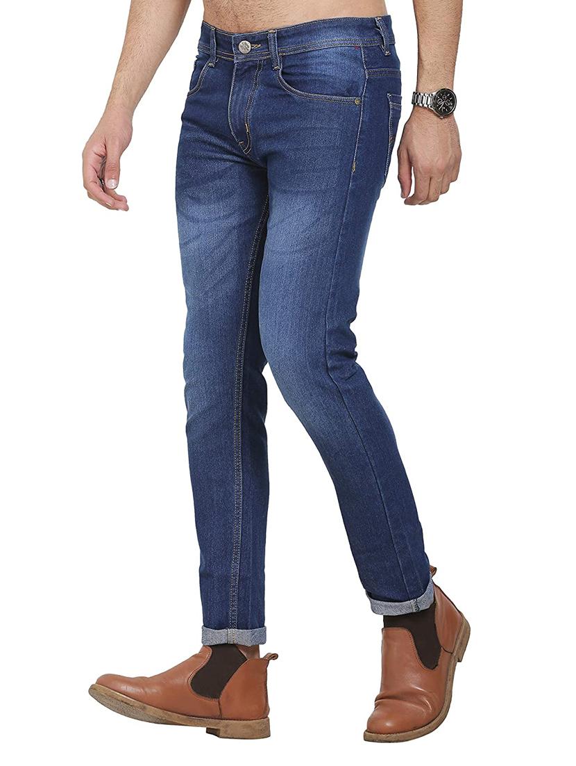 mens slim fit plain jeans - 17937521 - Standard Image - 1