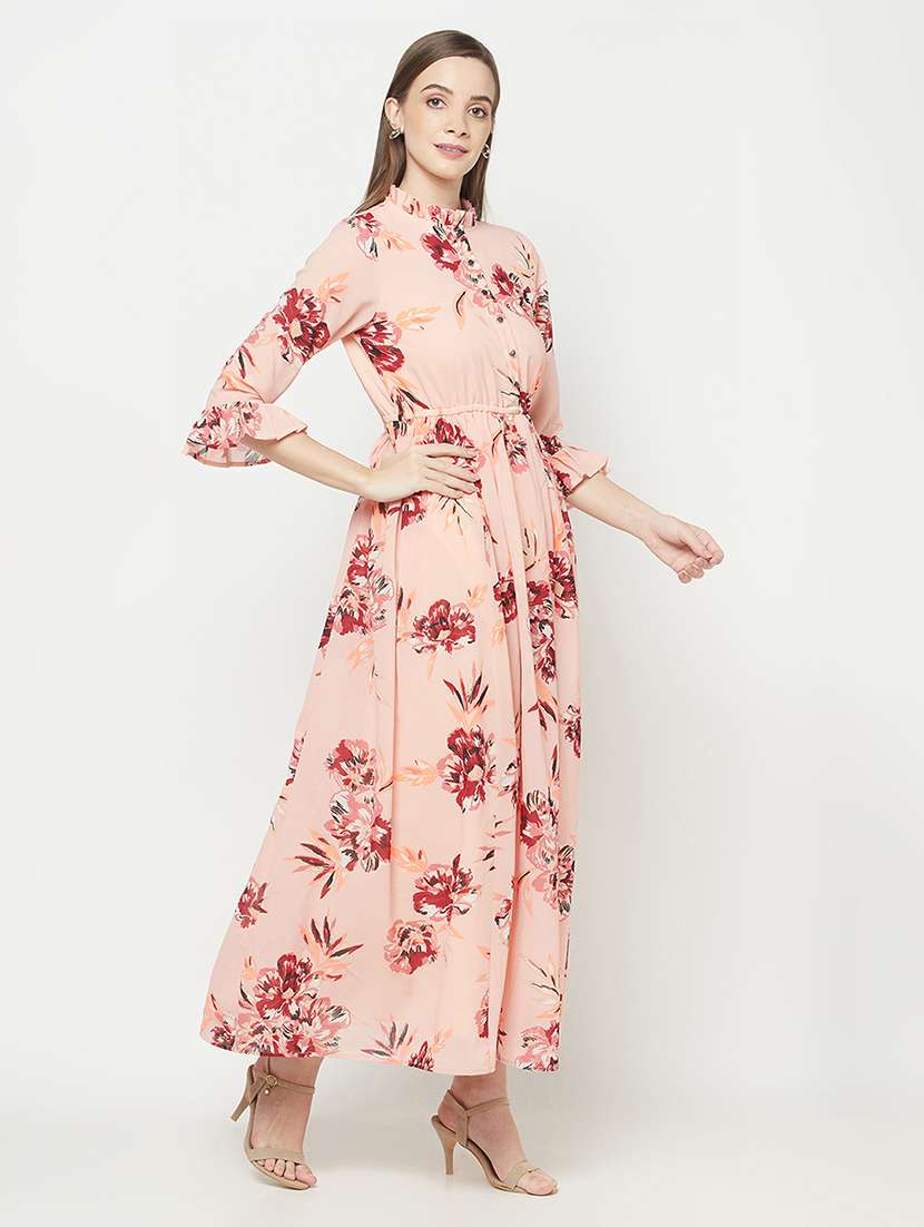 women's fit & flare floral dress - 17937715 -  Standard Image - 1