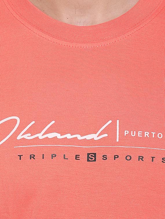 peach printed t-shirt - 17939334 - Standard Image - 4