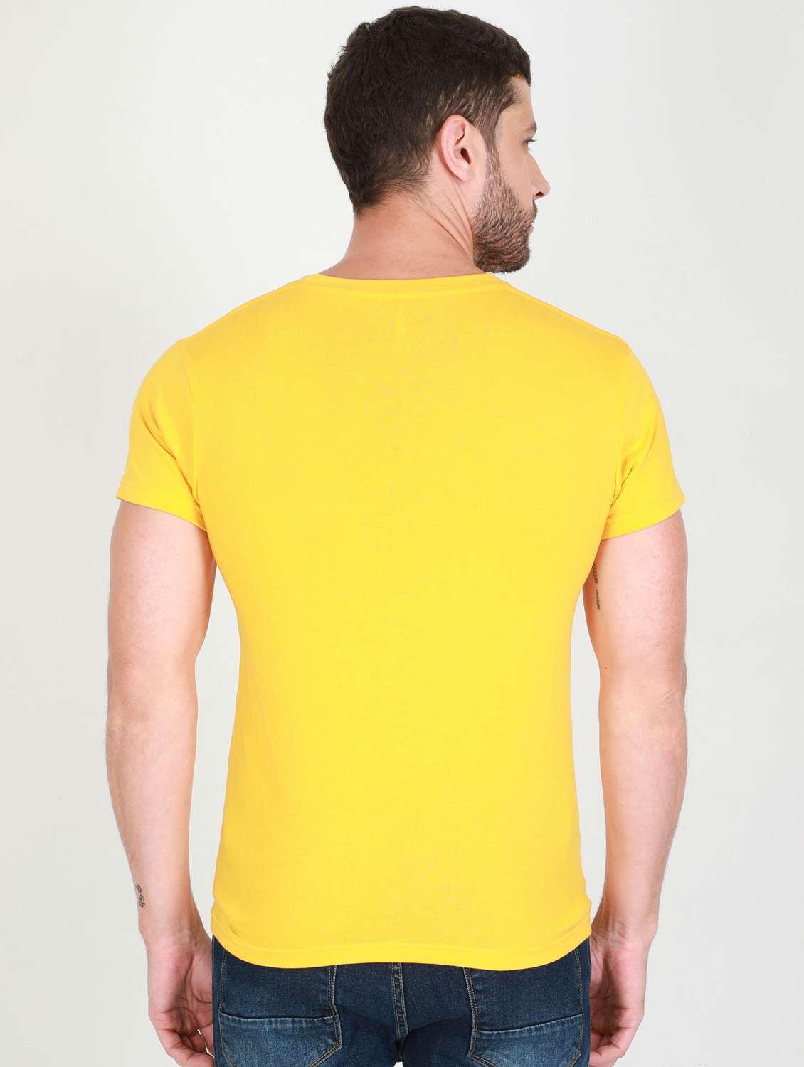 yellow printed t-shirt - 17940022 -  Standard Image - 1