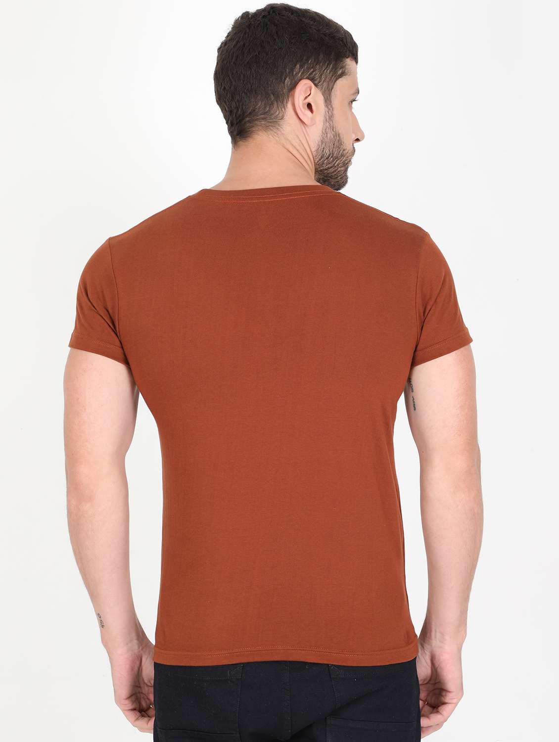 brown printed t-shirt - 17940257 -  Standard Image - 1