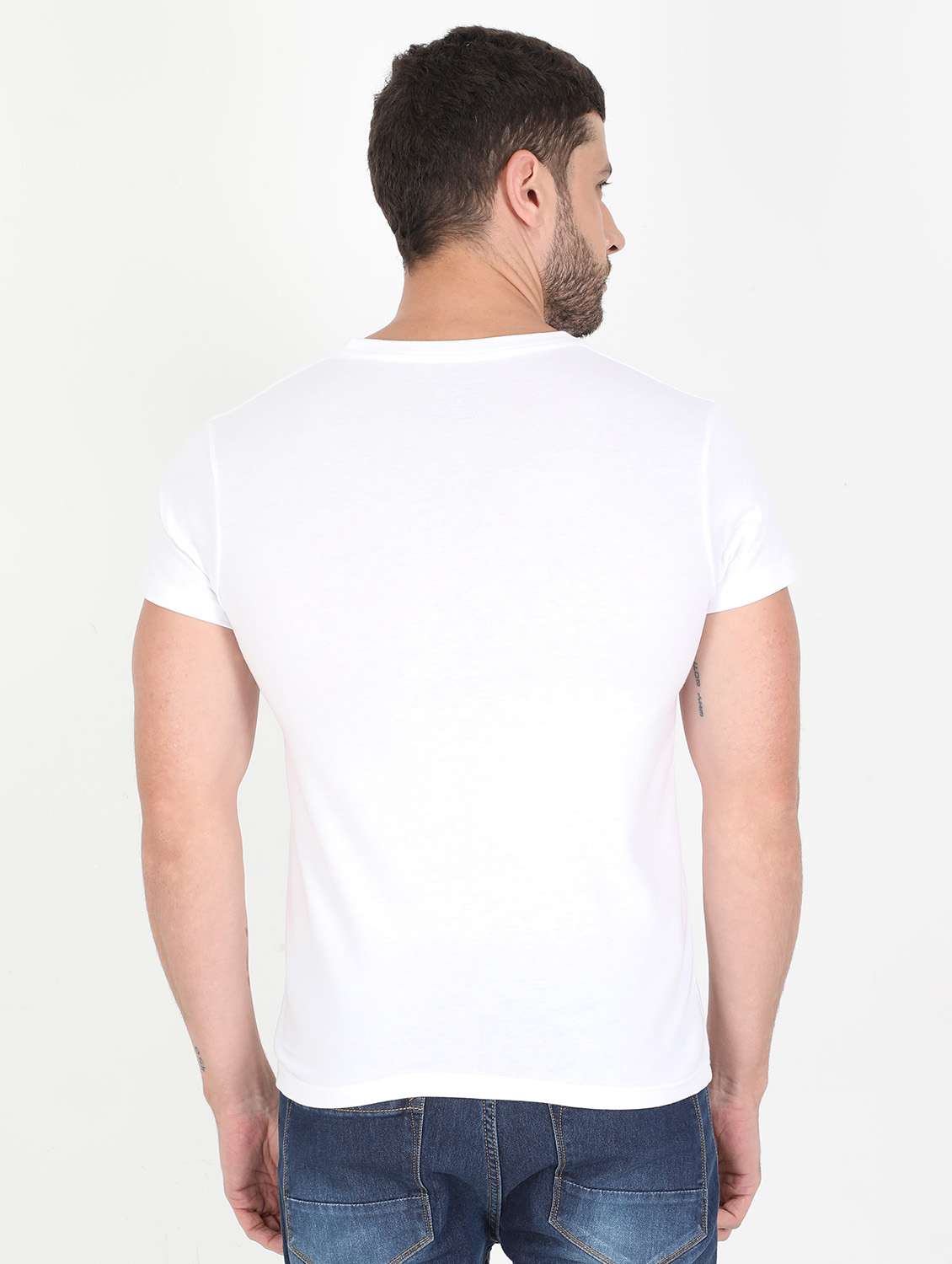white printed t-shirt - 17940529 -  Standard Image - 1