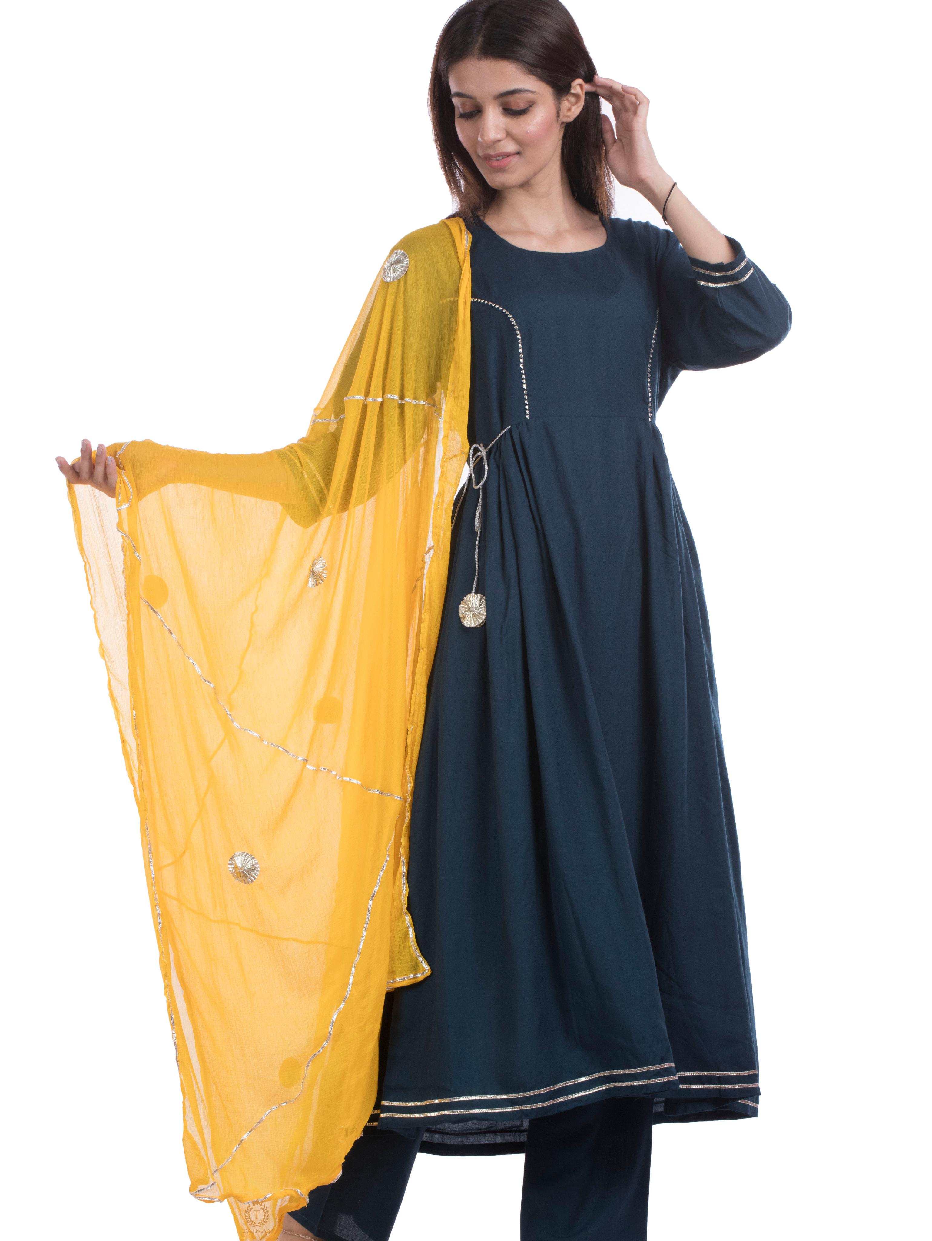tajnan wome's blue rayon suit set - 17948003 - Standard Image - 4