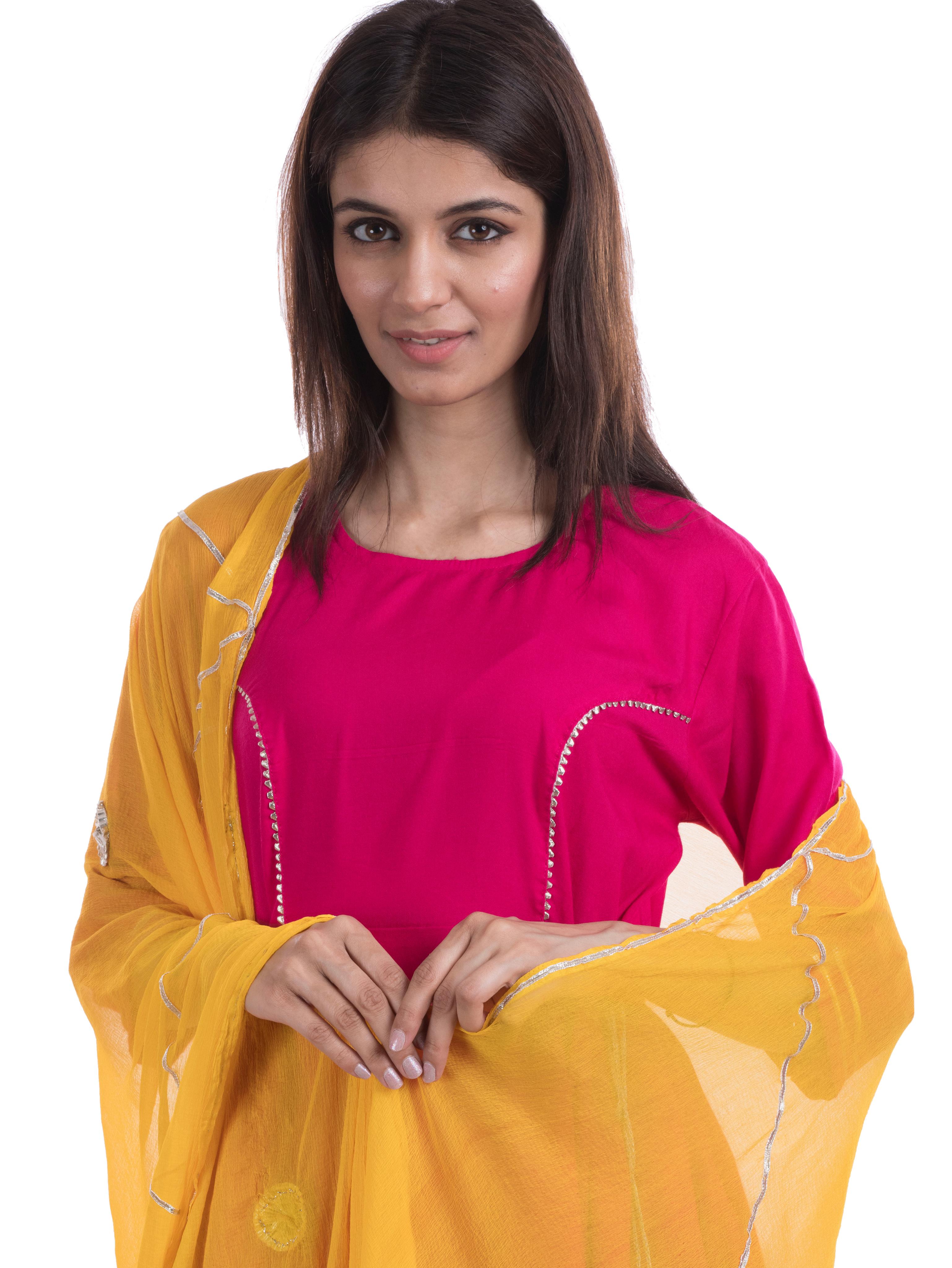 tajnan wome's pink rayon suit set - 17948006 - Standard Image - 4