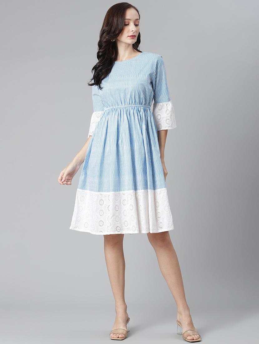 women's striped dress - 17948490 - Standard Image - 1