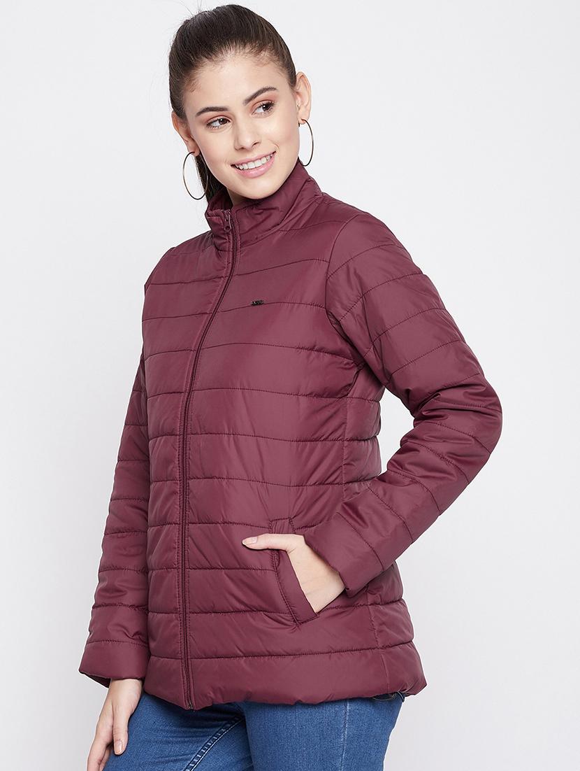 red solid jacket - 17949310 - Standard Image - 1