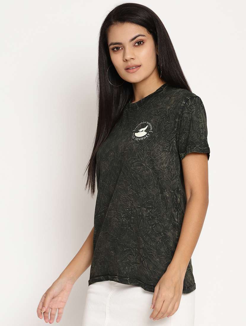 women's all over print round neck t-shirt - 17949342 -  Standard Image - 1