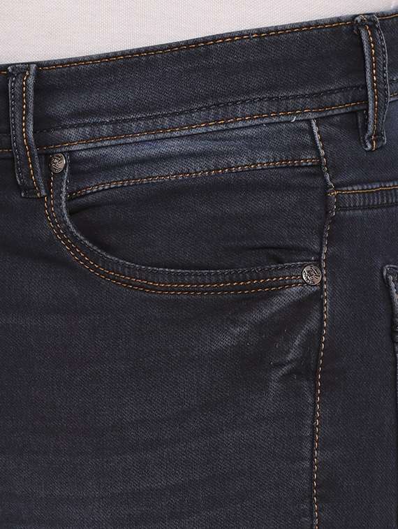 dark blue light washed denim jeans - 17949721 - Standard Image - 4