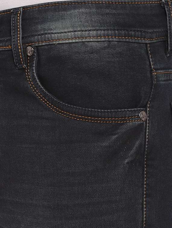 grey light washed denim jeans - 17949723 - Standard Image - 4