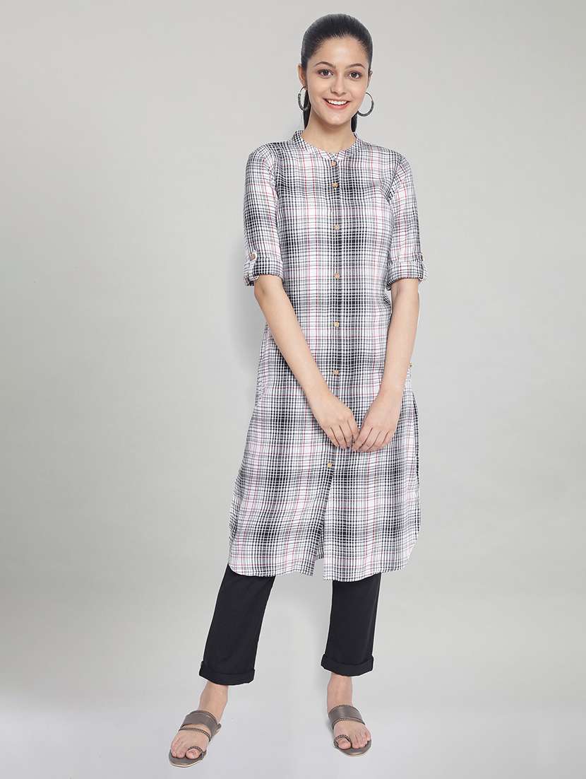 women's front slit kurta