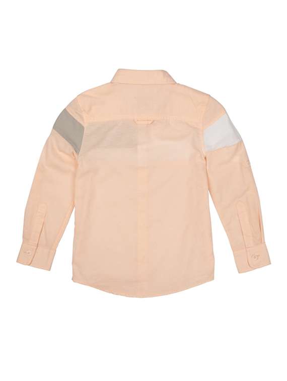 peach striped shirt - 17951005 - Standard Image - 1
