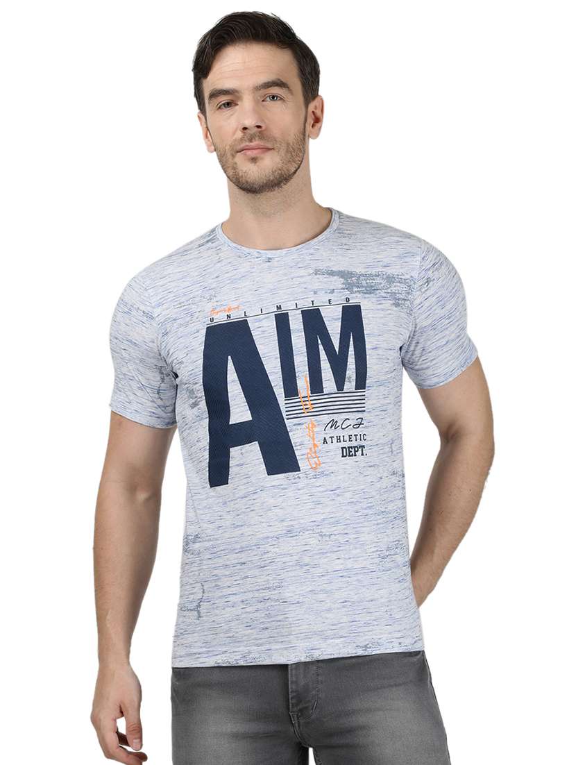 grey printed t-shirt