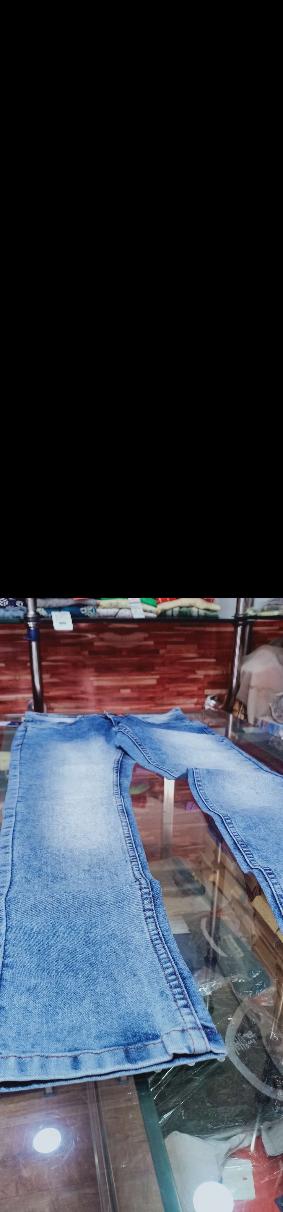 blue denim jeans - 17955574 -  Standard Image - 1