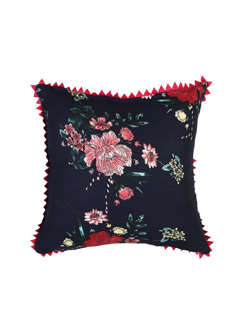 silk plain cushions_red - 17955642 - Standard Image - 1