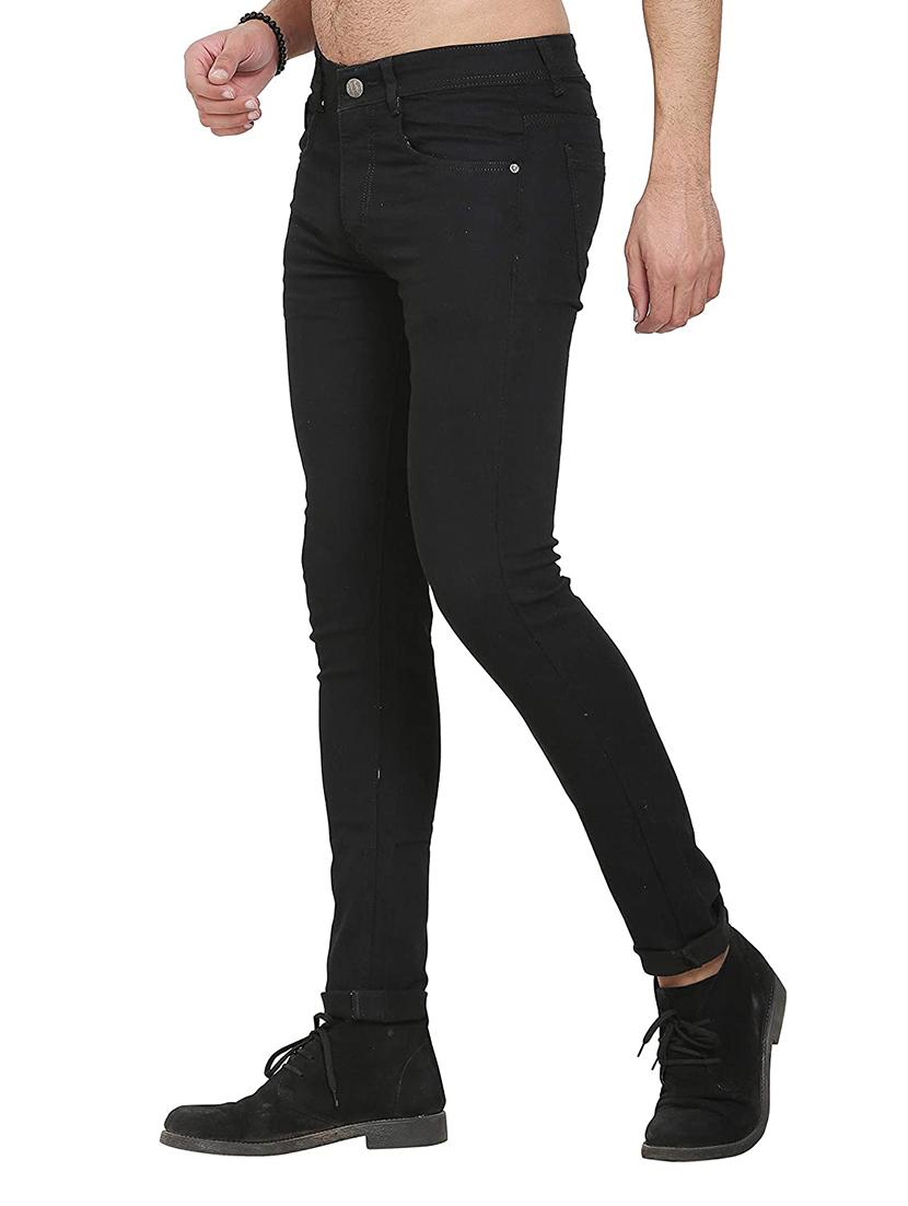mens slim fit plain jeans - 17955687 - Standard Image - 1